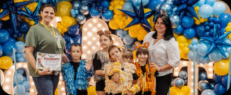 Families enjoying the festival together